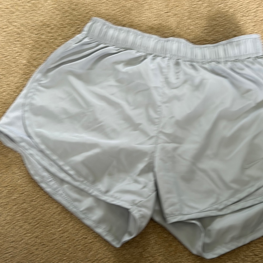 Light gray women’s Nike shorts
